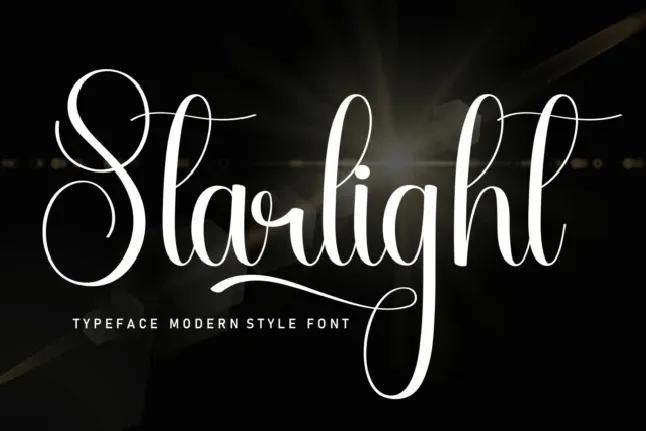 Starlight Script Typeface font