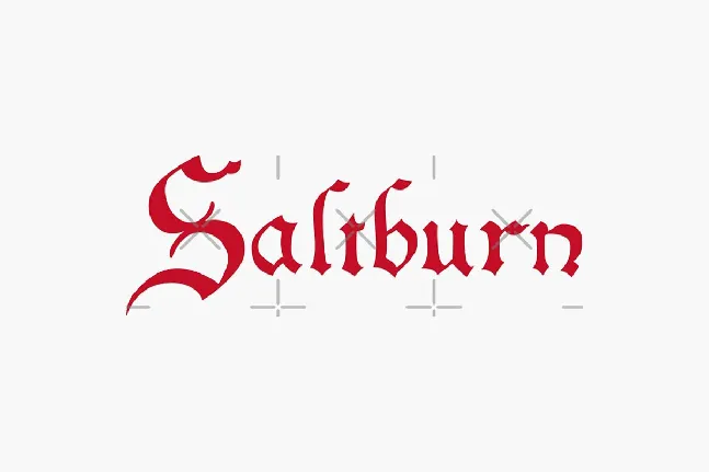 Saltburn font