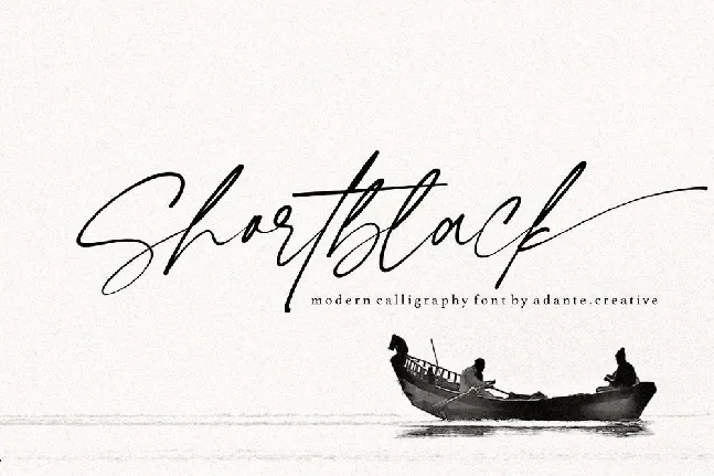 Shortblack font