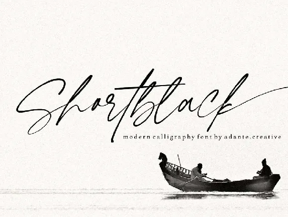 Shortblack font