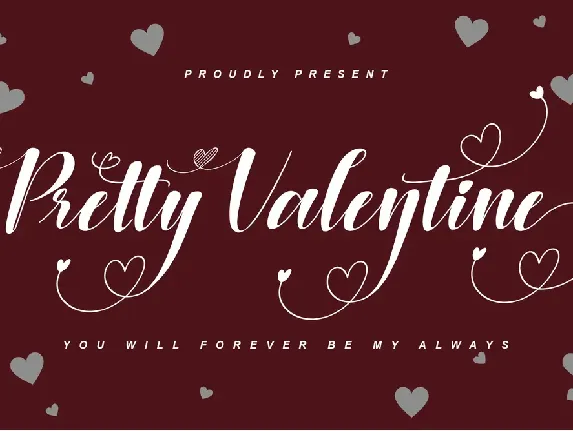 Pretty Valentine Script font