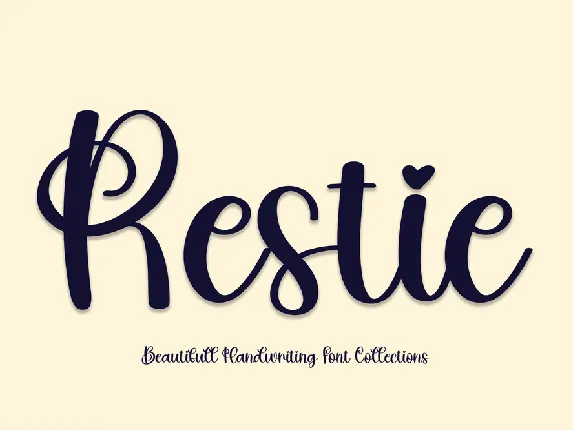 Restie font