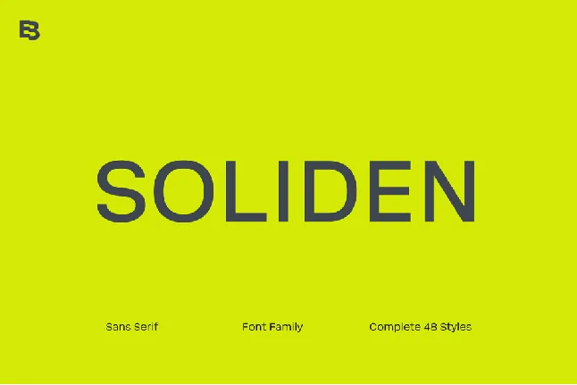 Soliden Trial font