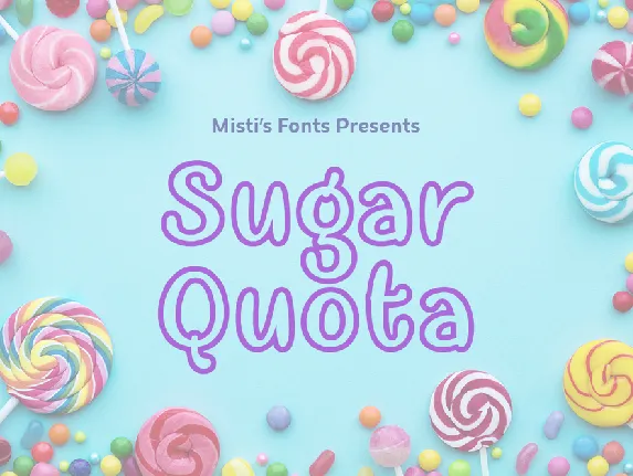 Sugar Quota font