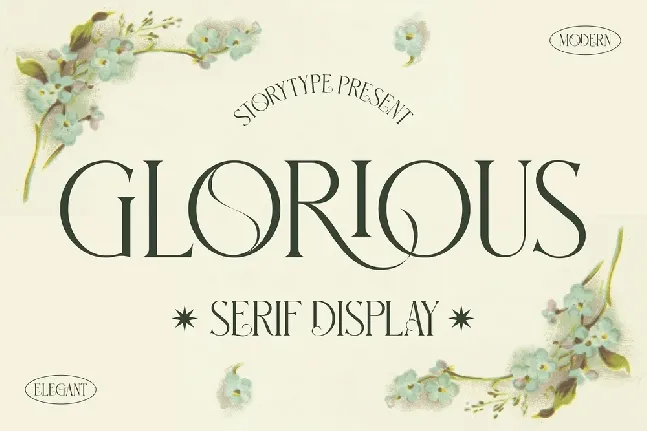 Glorious font