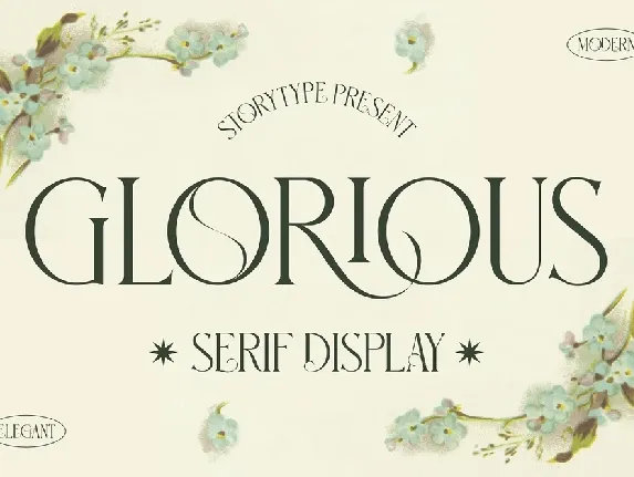 Glorious font