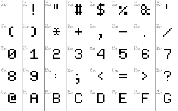 Thin Pixe-l7 font