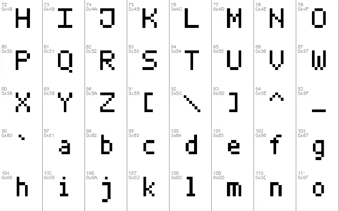 Thin Pixe-l7 font