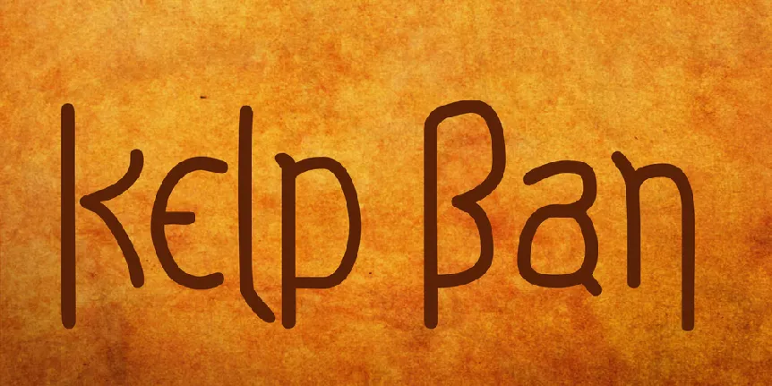 Kelp Ban font