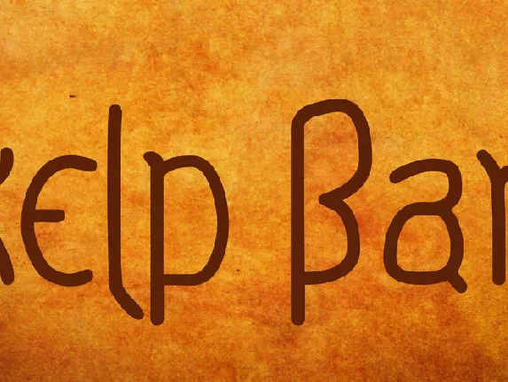 Kelp Ban font