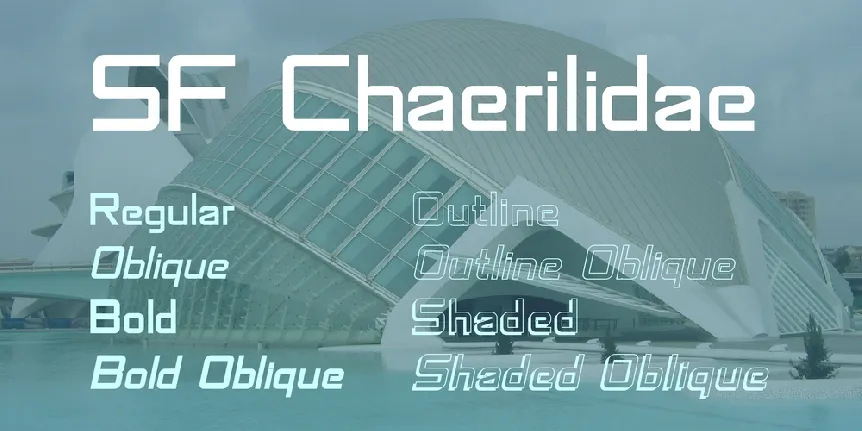 SF Chaerilidae font