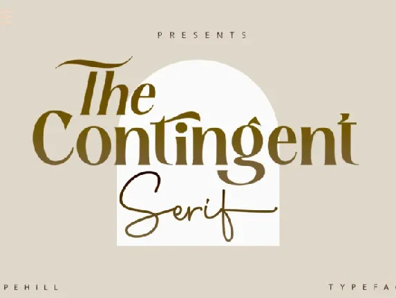 Contingent Duo font