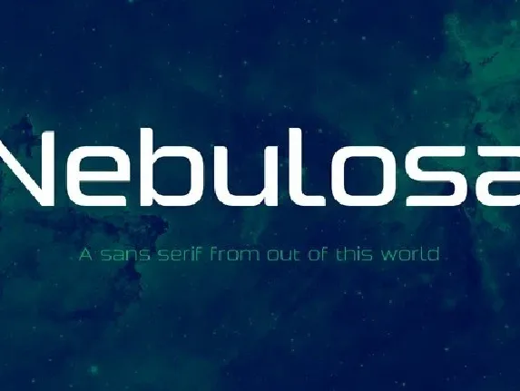 Nebulosa Sans font