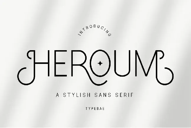 Heroum font