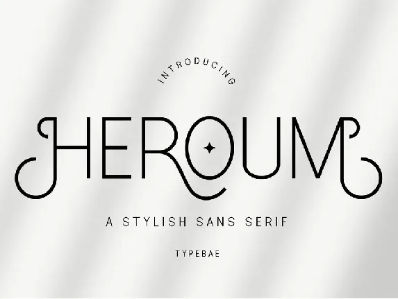 Heroum font