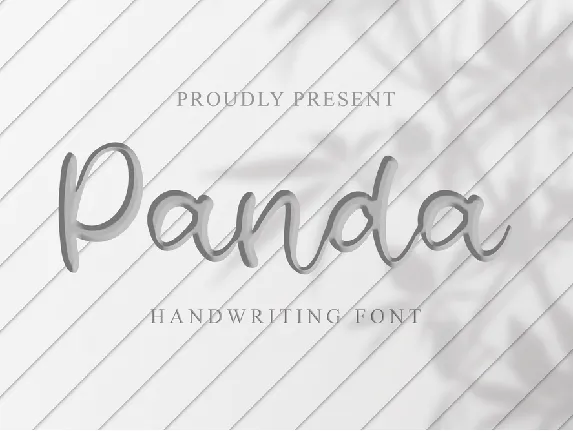 Panda font