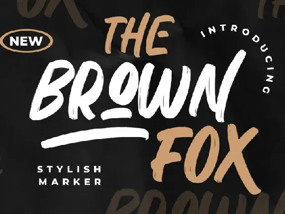 The Brown Fox font