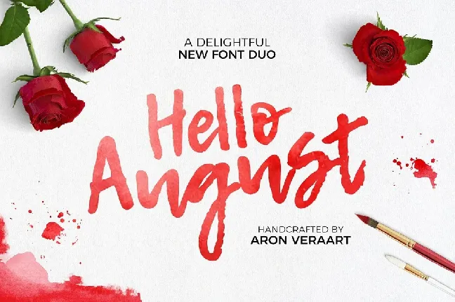 Hello August Free font