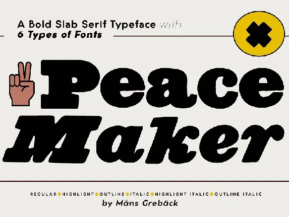 Peacemaker font