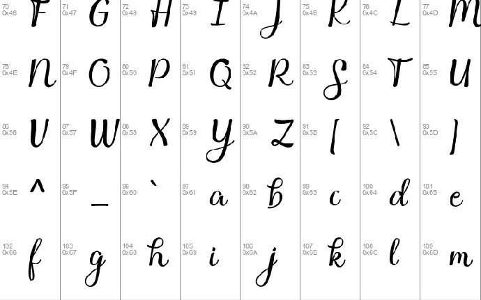 Chatarina font