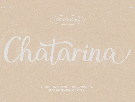 Chatarina font