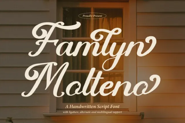 Famlyn Molteno font