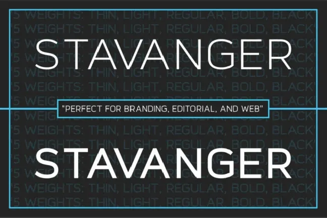 Stavanger Family font