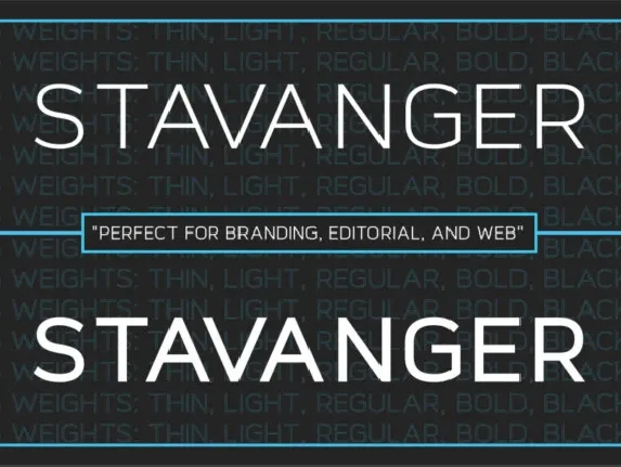 Stavanger Family font