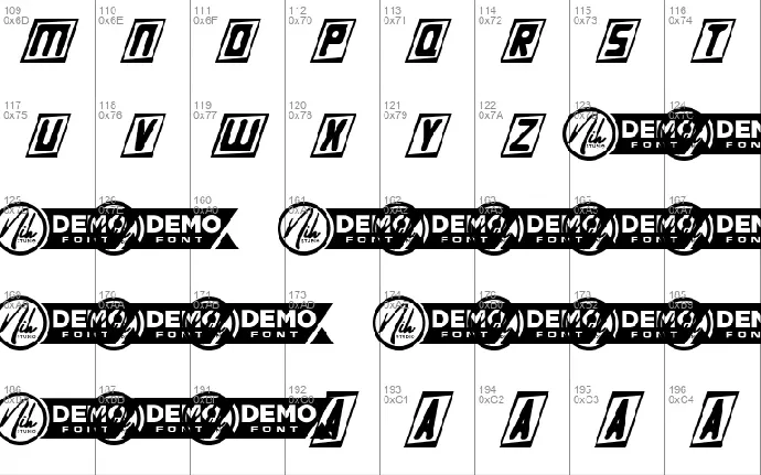 Elektroblooming Demo font