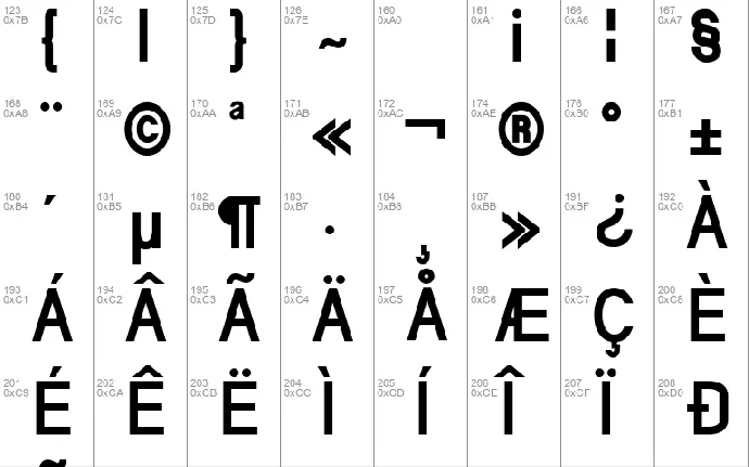 Cerbetica font