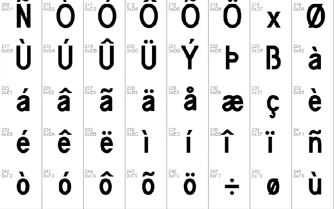 Cerbetica font