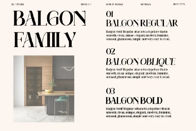 Balgon font