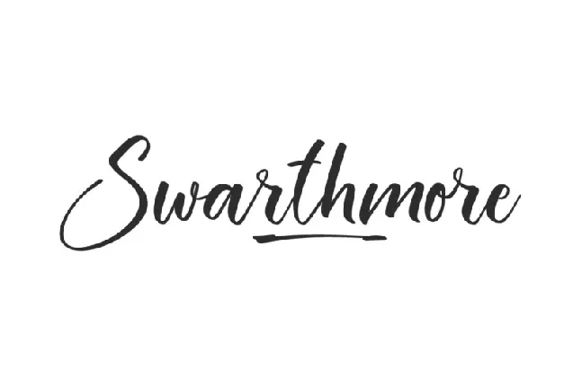 Swarthmore font