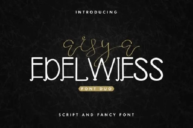 Arsya Edelwiess Duo font