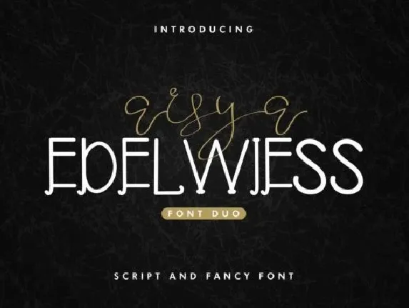 Arsya Edelwiess Duo font