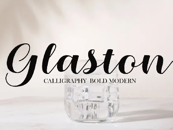 Glaston font