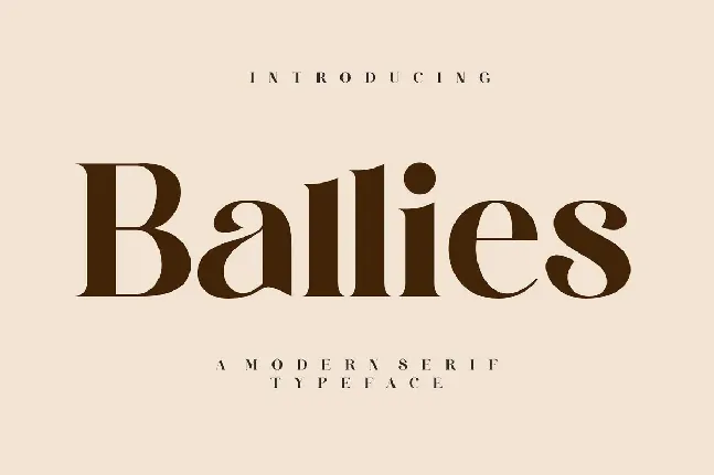 Ballies font