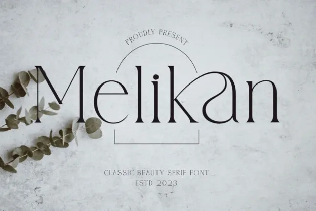 Melikan Typeface font