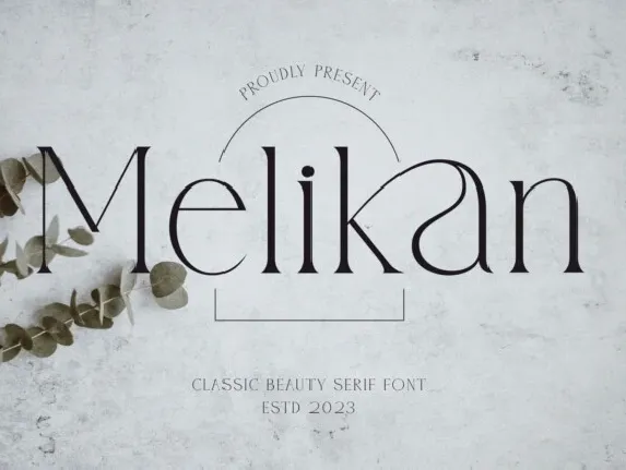 Melikan Typeface font