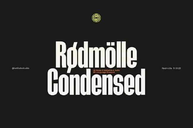 Rodmolle Condensed font