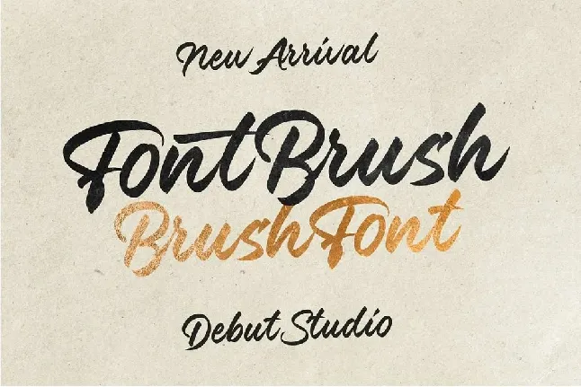 Font Brush Free font