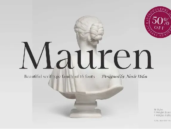 Mauren font