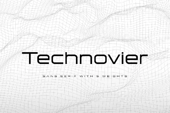 Technovier font