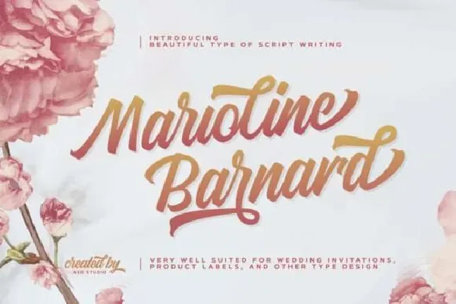 Marioline Barnard font