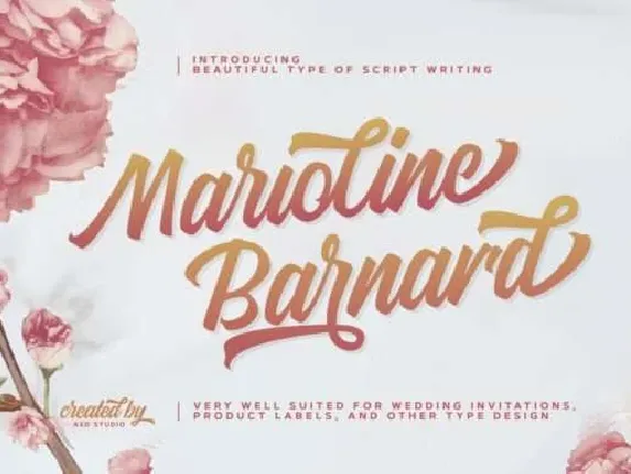 Marioline Barnard font