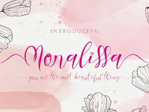 Monalissa font