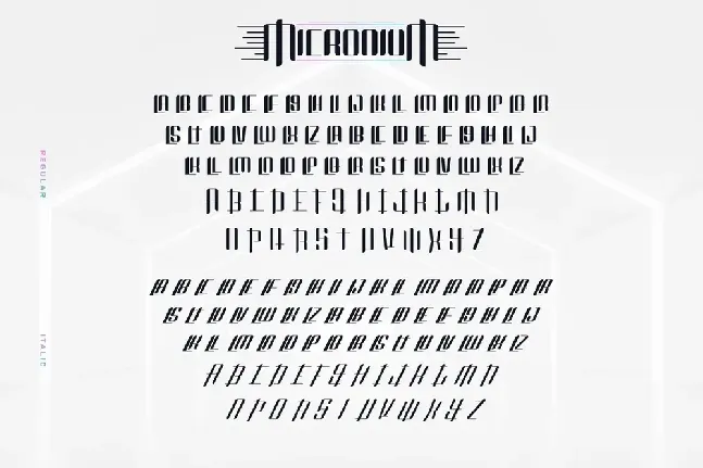 Micronium Demo font