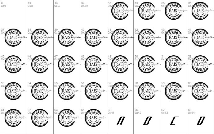 Micronium Demo font