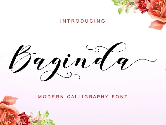 Baginda Script font