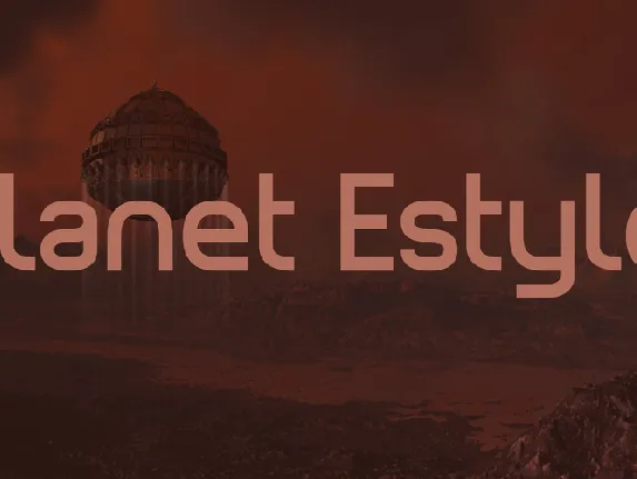 Planet Estyle font